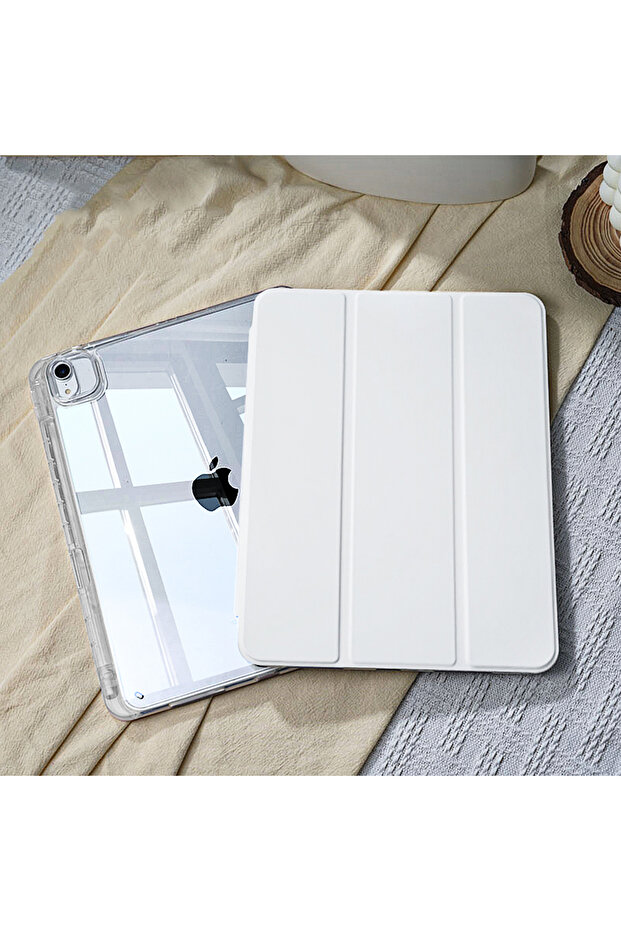 حافظة Pro 11in 2nd 3rd 4th بيضاء لجهاز iPad Air 11 2025 iPad الجيل العاشر 11th A16 9th Mini6 7 13i