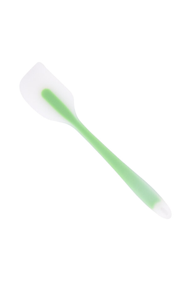 light green Food-Grade Silicone Mini Cake Spatula - Heat-Resistant Butter/Jam Scraper for Baking & K