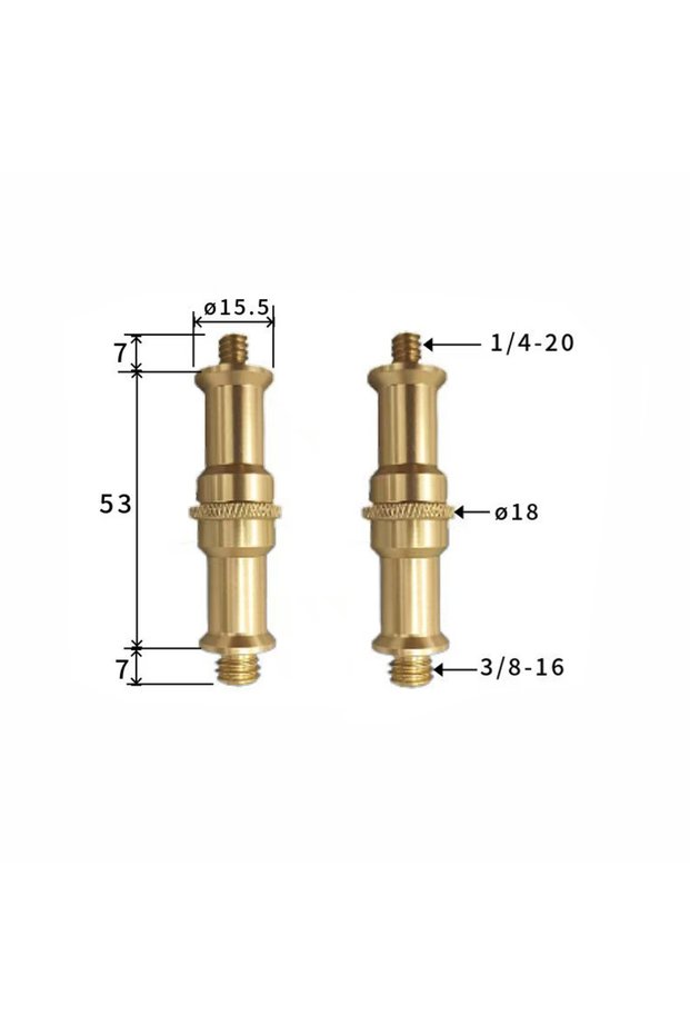 1pcs 1 4M to 3 8M Copper 1/4 to 1/4 and 3/8 to 1/4 Photography Conversion Screw Flash Lamp Stand Liv
