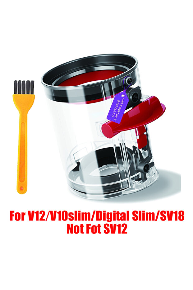V12 Dust bin For Dyson V6 DC V7 V8 V10 V11 V12 V15 Digital Slim Vacuum Cleaner Dust Bin and Lid Repl