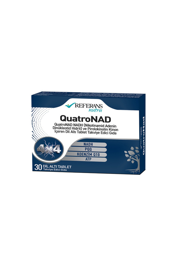 QuatroNAD 30 DilAltı Tablet