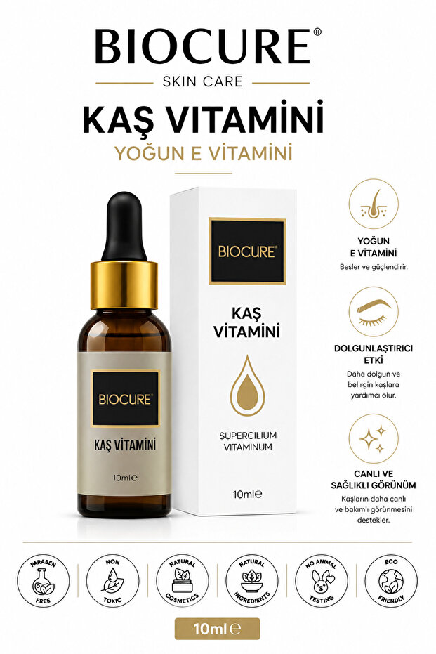 Eyebrow Vitamin Eyebrow Care Serum Oil Plumping & Anti-Spill Natural Vitamin E