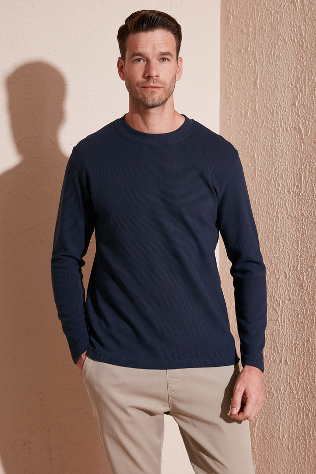 100% Cotton Crew Neck Regular Fit Sweat Men's SWEAT 5905406