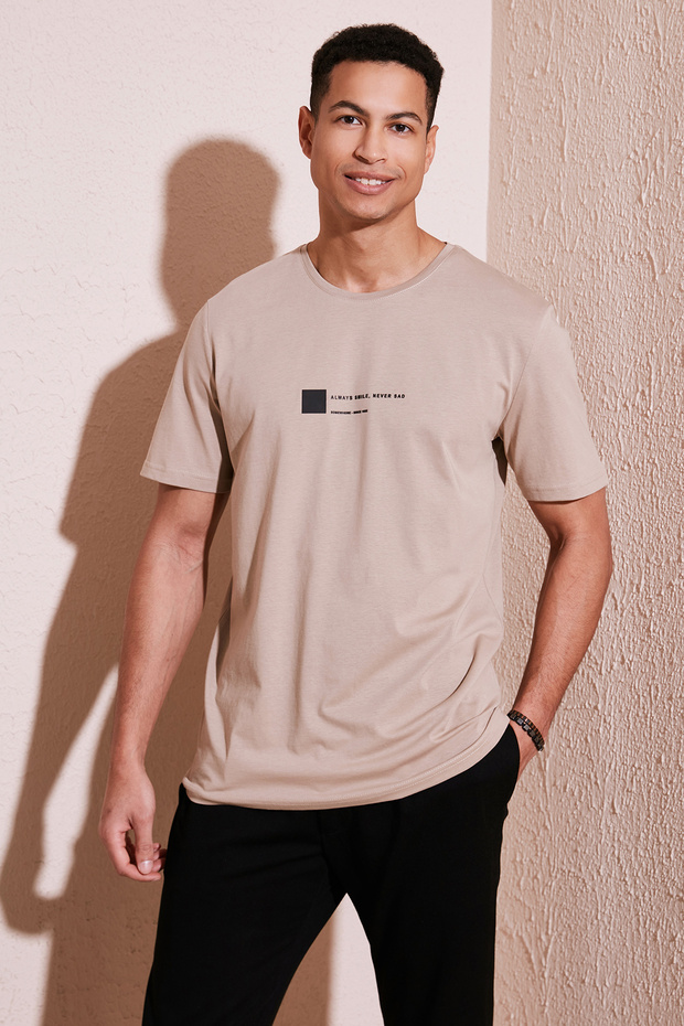 100% Cotton Regular Fit Crew Neck T Shirt Men's T-Shirt5902622