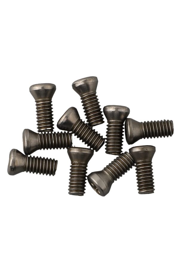 10 قطع M2.5 × 7 مم براغي توركس M2.5 M3.5 لاستبدال حشوات الكربيد لأدوات مخرطة CNC ورشة العمل
