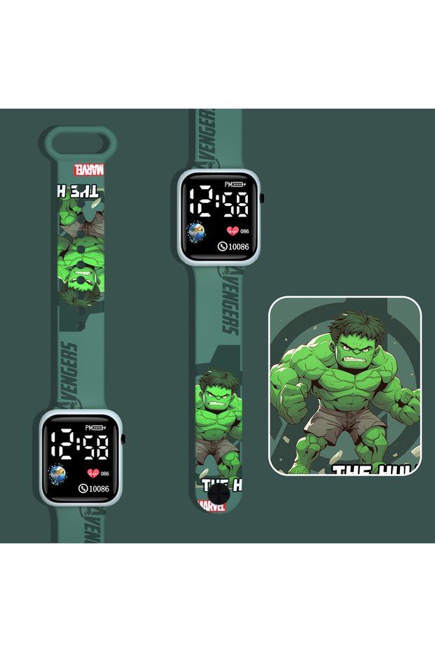 XDQ ljr Fashion Cartoon Spiderman Children Watches Girls Reloj Inteligente Para Niños Niña Reloj Dig