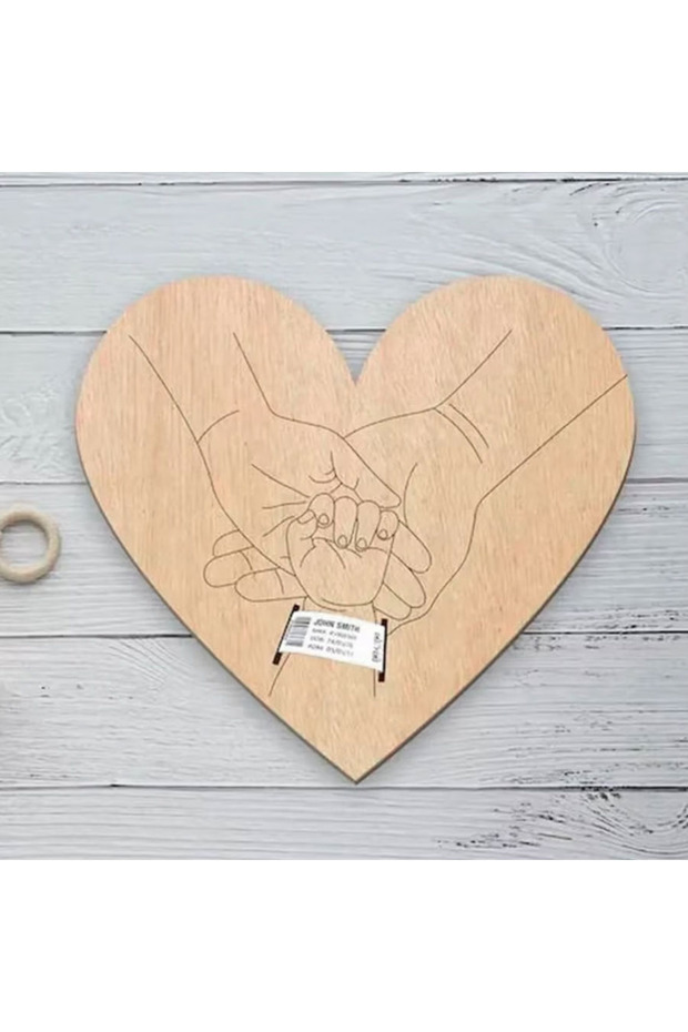 Other 2 Newborn Engraved Keepsake Holder Photography Accessories Personalized Name Baby Gift Memori