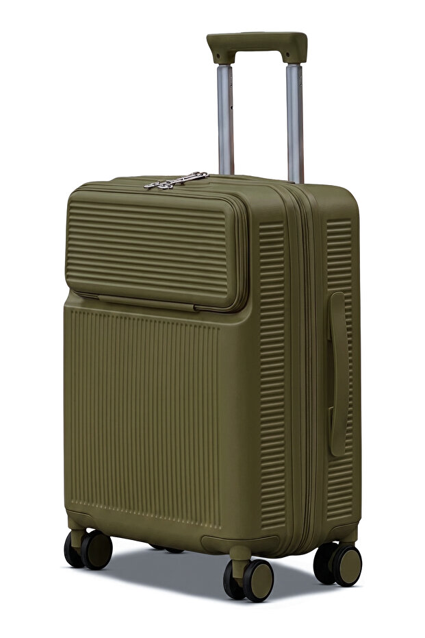 Monarch Expandable PC Cabin Size 20 Inch (7-10kg) Luggage, Hard Shell, Lightweight, Combination Lock, Front Pocket, Carry On