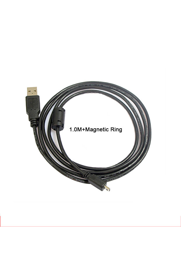 كابل بيانات USB رقمي UC-E6 بطول 1 متر مع موصل 8 سنون صغير لكاميرات نيكون وكولبيكس وفوجي وباناسونيك وأوليمبوس