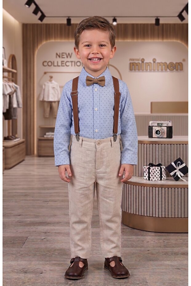 100% Cotton Boy's Shirt with Shirt