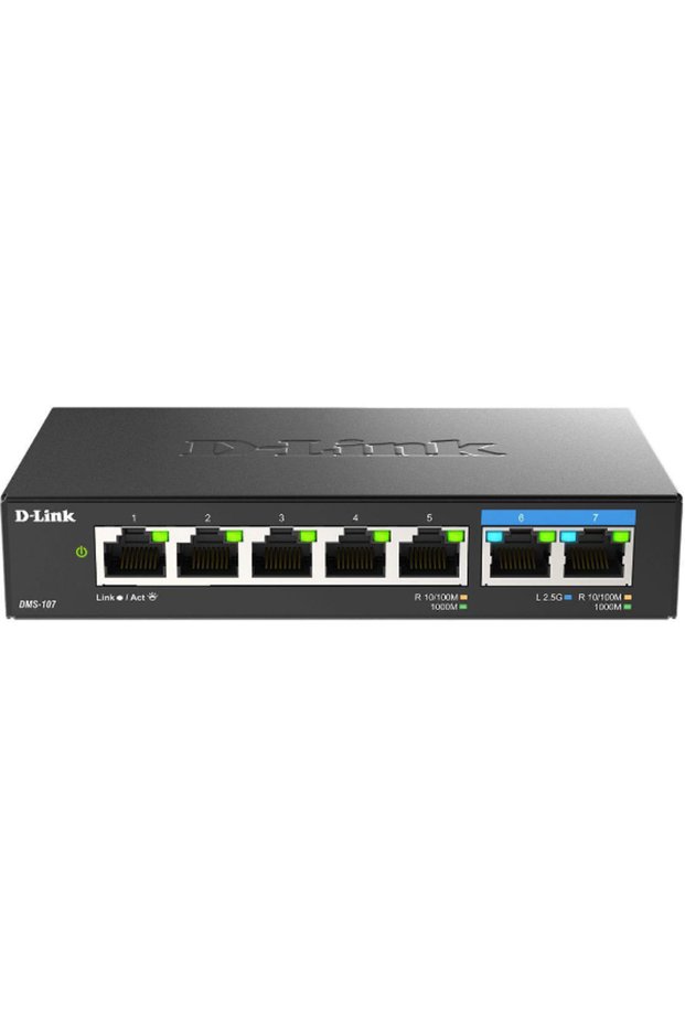SWITCH DMS-107 UNMANAGED, 7 porturi