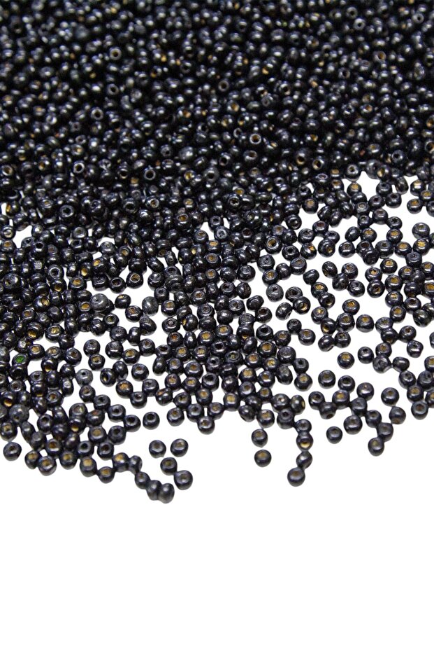 3 mm Black Color Wooden Beads 50 Gr