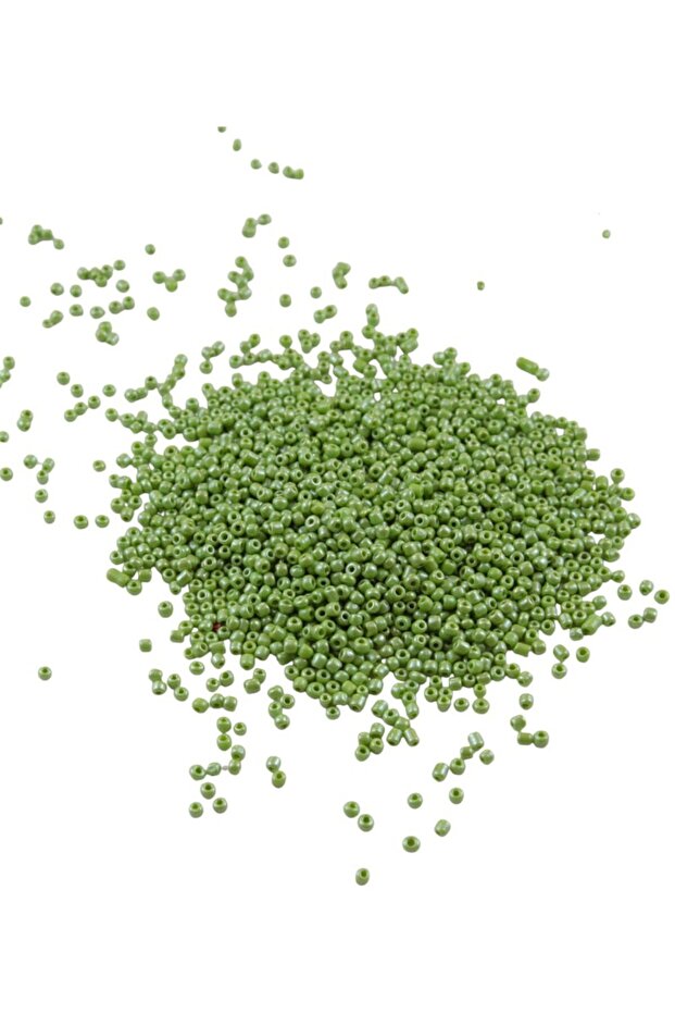 08 Sand Beads Pastel Pistachio Green 3 mm (90 Gr)