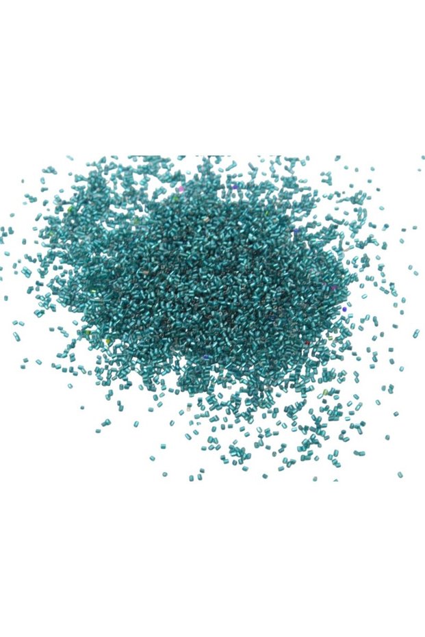 Cut Beads Crystal Dark Blue 2X1.5 mm (100 Gr 4000 Pieces)