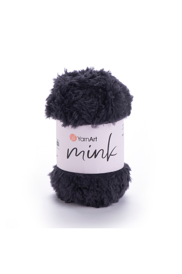 Mink - Feathered Hand Knitting Thread Anthracite-336