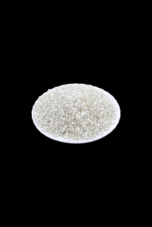 Silver 3X2 mm Large Cut Beads 50 Gr