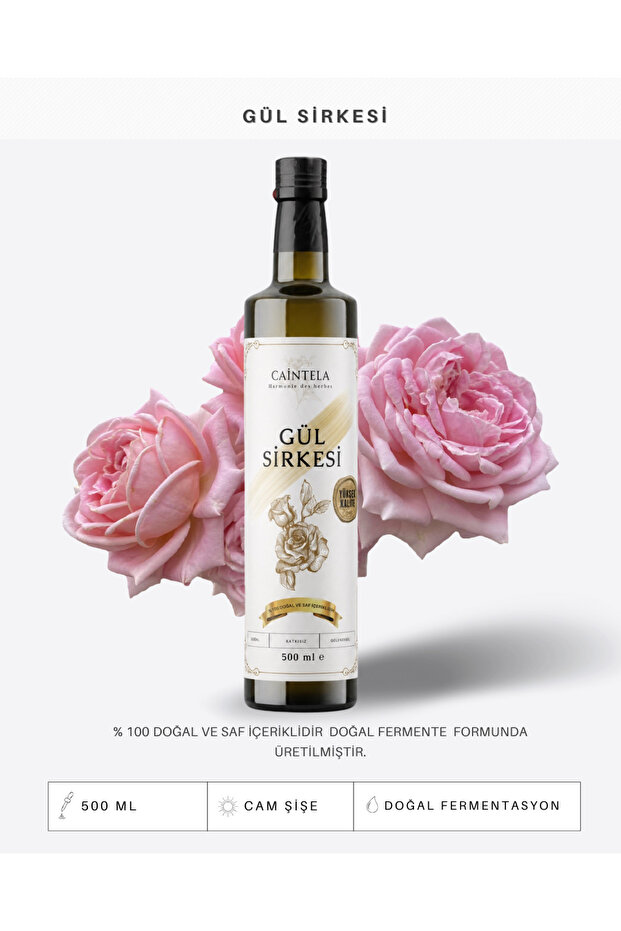 Gül Sirkesi 500 ML