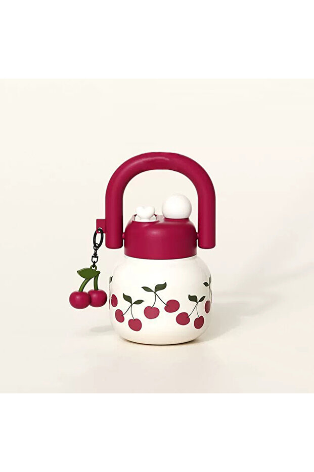 A Double Plastic Cups High-capacity Sippy Cups Girls Jug High Level Portable Carrying A Pot of Pot-.