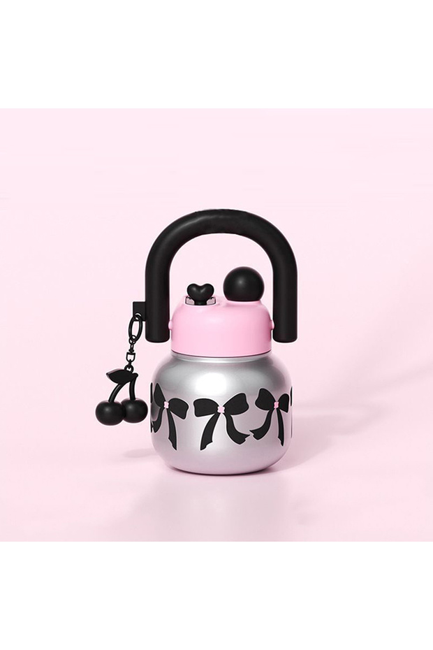 B Double Plastic Cups High-capacity Sippy Cups Girls Jug High Level Portable Carrying A Pot of Pot-b