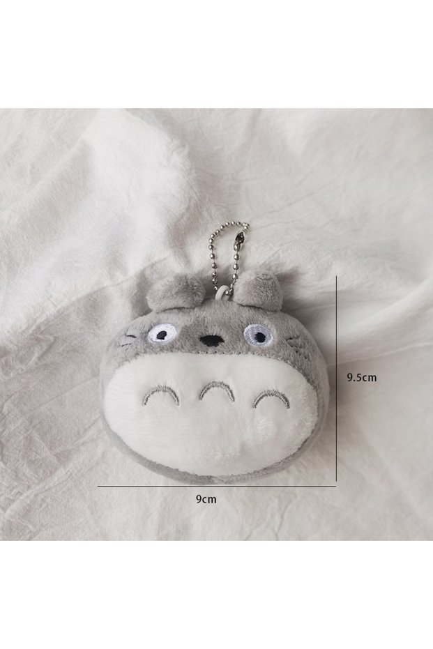 A Cartoon Totoro Keychain Cute Doll Keyring Fashion Couple Bag Ornament Key Chain Car Pendant Gift