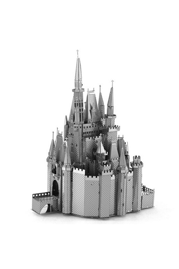castle 3D Metal Puzzle model kits DIY Laser Cut Puzzles Jigsaw Toy For Children
