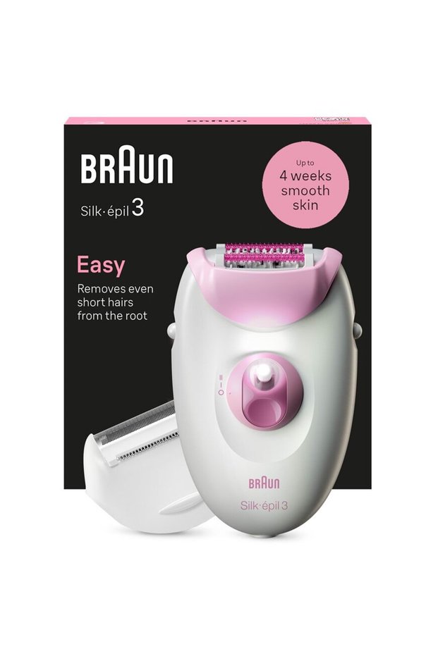 SE3-031 Silk·épil 3 Epilator Alb și Roz