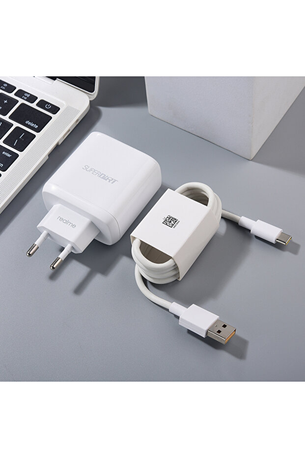 EU add Cable Realme Charger 65W USB SuperDart Charger Fast Super Dart Charger Adapter For Realme 12