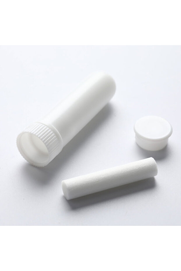 onesize 10Pcs Inhaler Stick Essential Oil Aromatherapy White Nasal Inhaler Tubes Empty