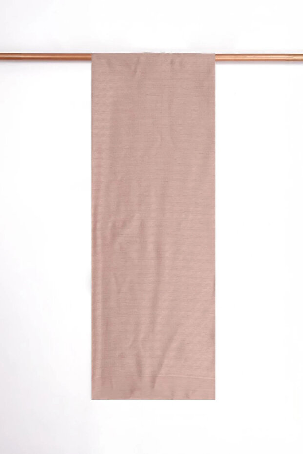 Logo Silk Shawl Mocha