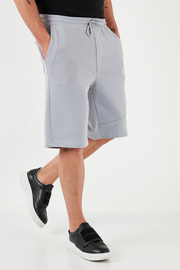 Waist Tied Cotton Pocket Regular Fit Short Men's SHORTS5908041