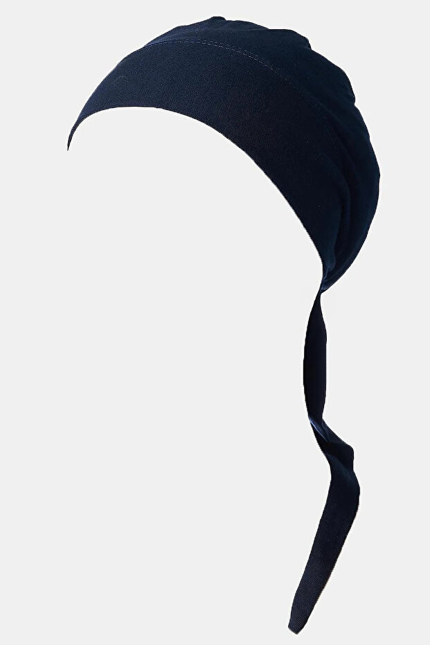Cotton Bonnet Navy Blue
