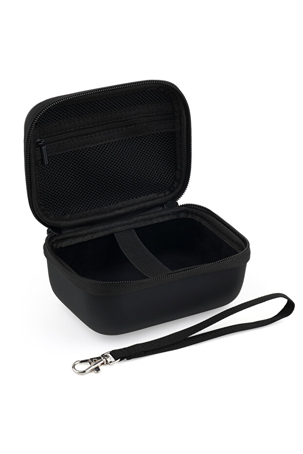 black Portable Speaker Case for JBL GO5 - Durable EVA Material, Ideal for Travel and Home Use, Trave
