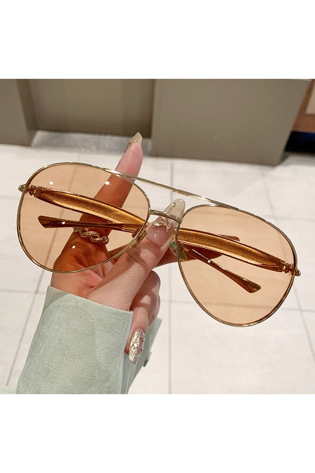 C4 Oval Oversized Sunglasses Women Trendy Vintage Luxury Fashion Glasses Lentes Femme