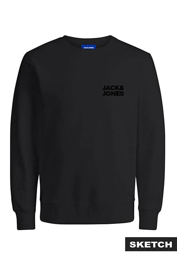 Jack Jones Logo Crew Neck Relax Fit Men's Sweat 12290659