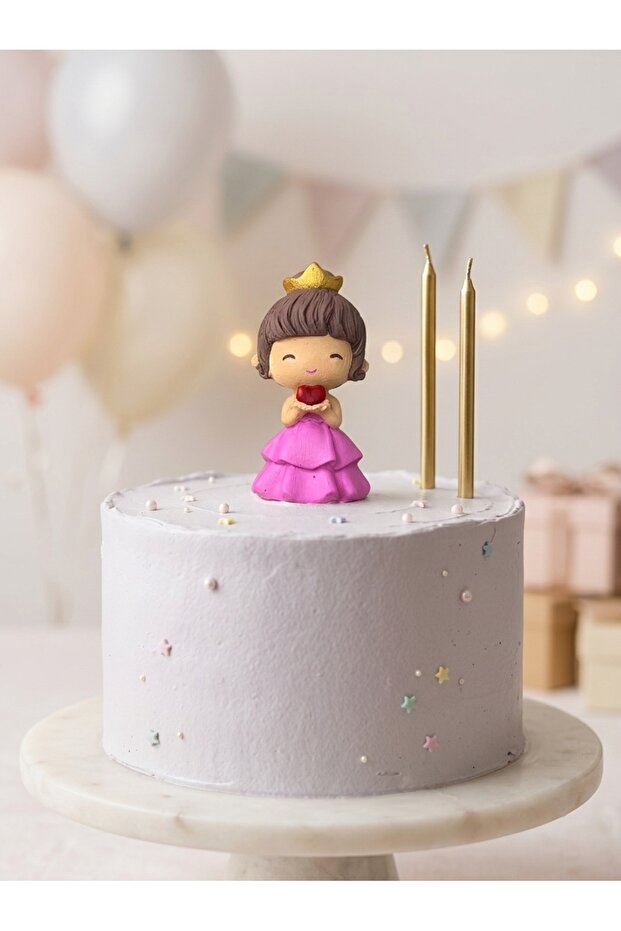 Handmade Princess Figured Cake Decoration / Birthday Decoration / Cake Decor - 1 Piece