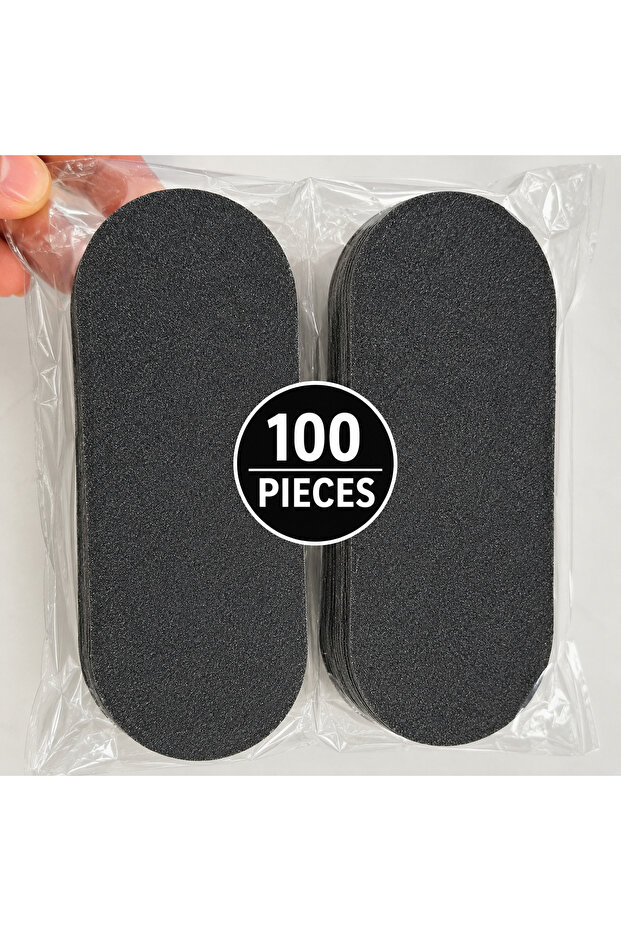 Pack Of 100 hard Foot File Grit Sticker Black(100 pices)