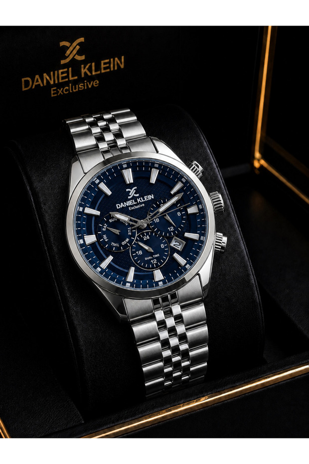 Italian Design Steel Cord Men's Wristwatch with Bracelet Gift and 2 Years Warranty Y10997.3