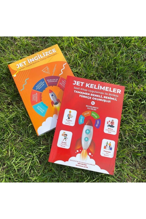 Set of 3 - Jet English, Jet Words and Mobile 3 Books 1 Application