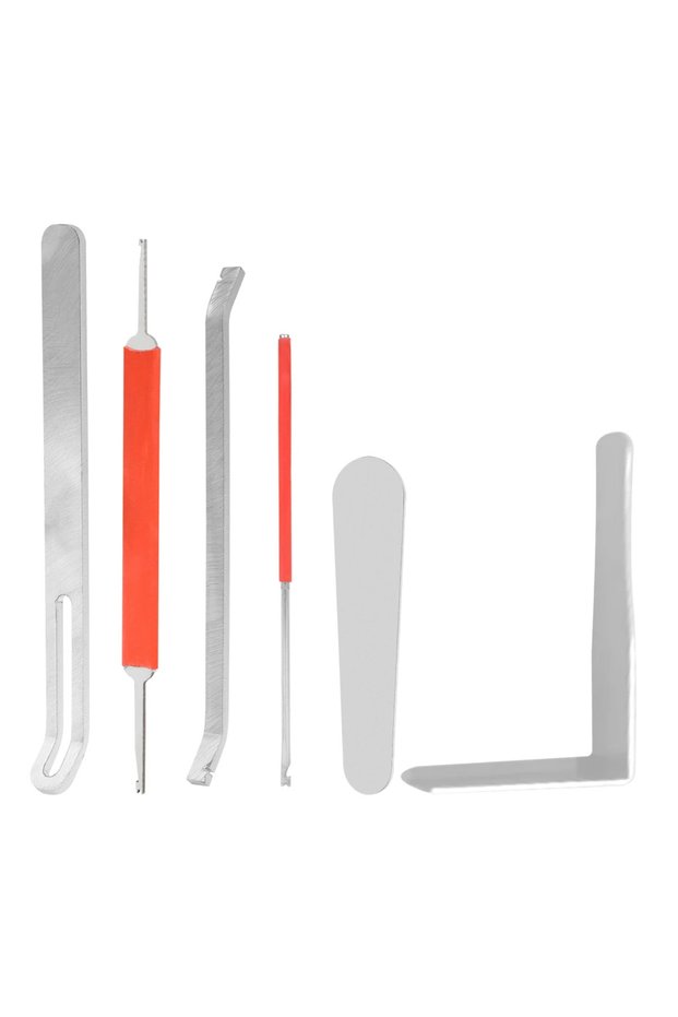 W63 6-piece Wind Repair Kit Steel Silver Clarinet Repair Kit For Blackwinds Saxophone Piccolos Flute