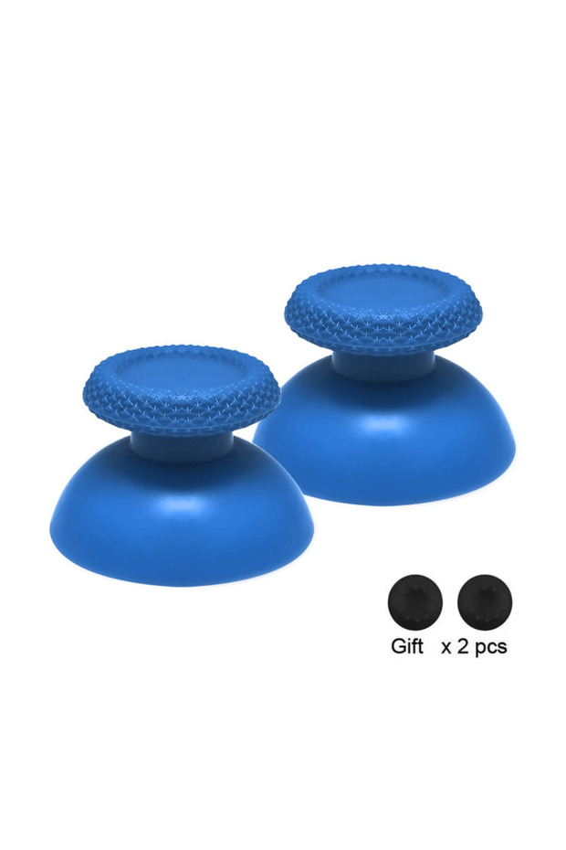 Blue DATA FROG Replacement Thumbsticks for PS5 Controller, 3D Joystick Caps Analog Stick Buttons Acc