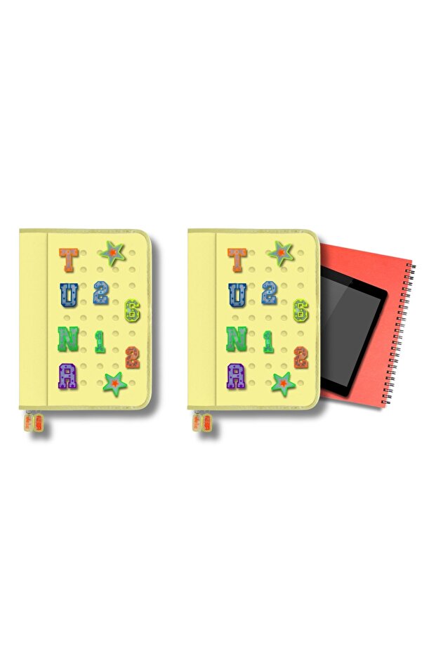 Delicc Series Zippered A4 File Colorful