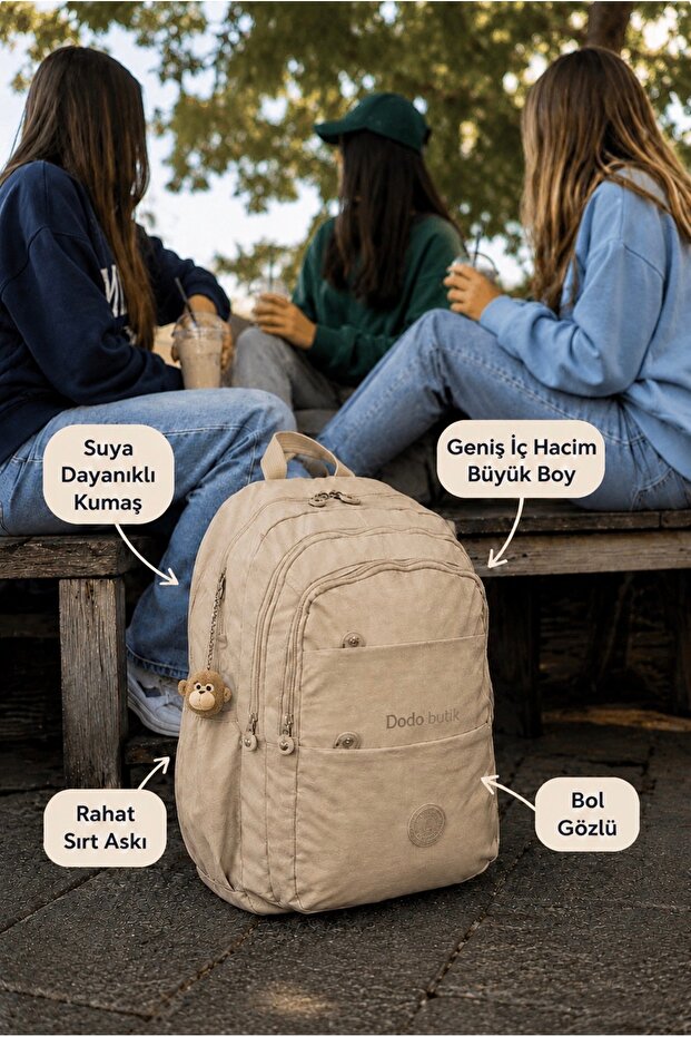 Waterproof Cream Backpack