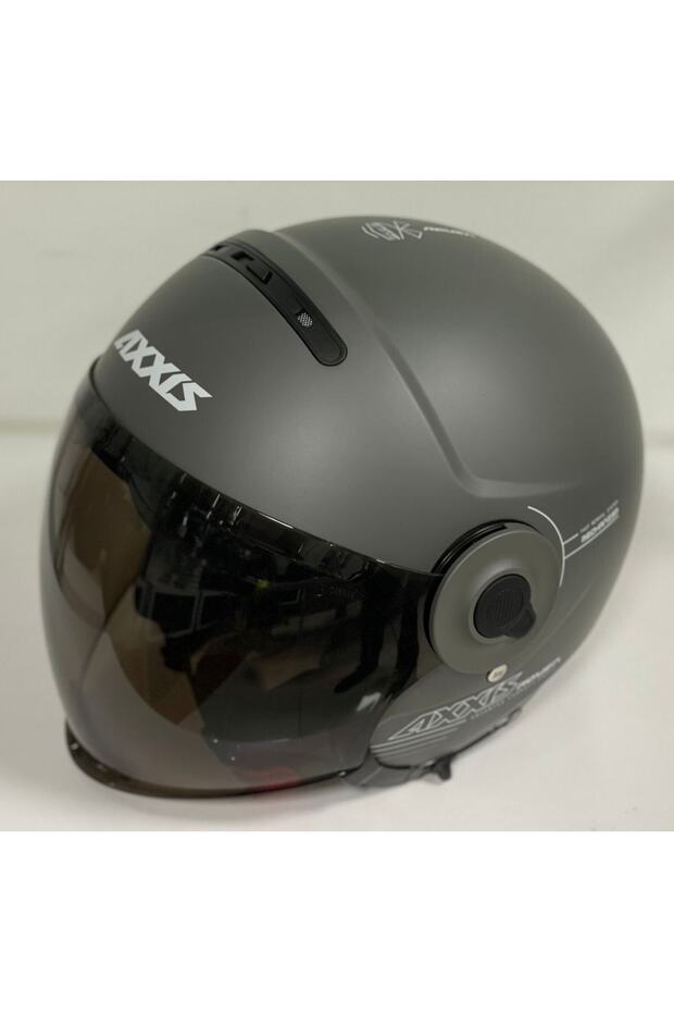 Kask Raven Çenesiz Mat Titanıum