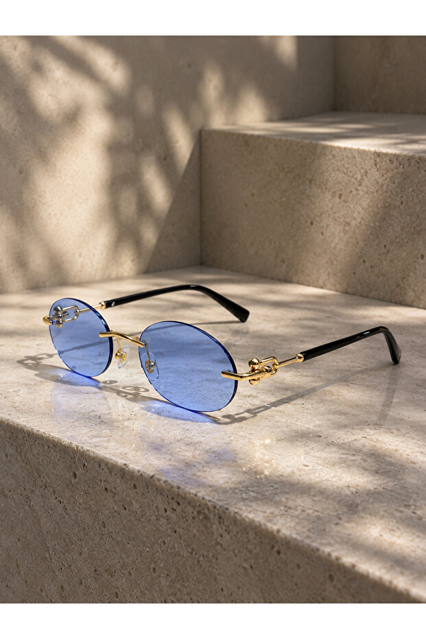 Unisex Premium Toffy Sunglasses Uv400 Blue