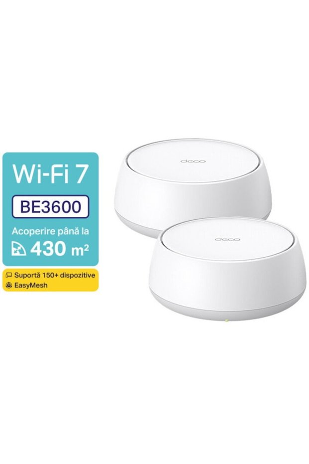 Deco BE25, 2 x LAN, Alb, 2 bucăți