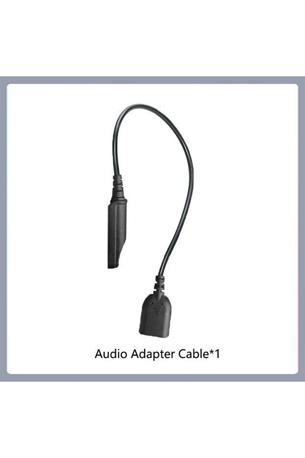كابل محول صوت باوفينغ UV-68 برو ماكس (قطعة واحدة) - قابس ثنائي الأطراف من النوع K - سماعة أذن وميكروفون لسماعة الأذن UV-9R برو