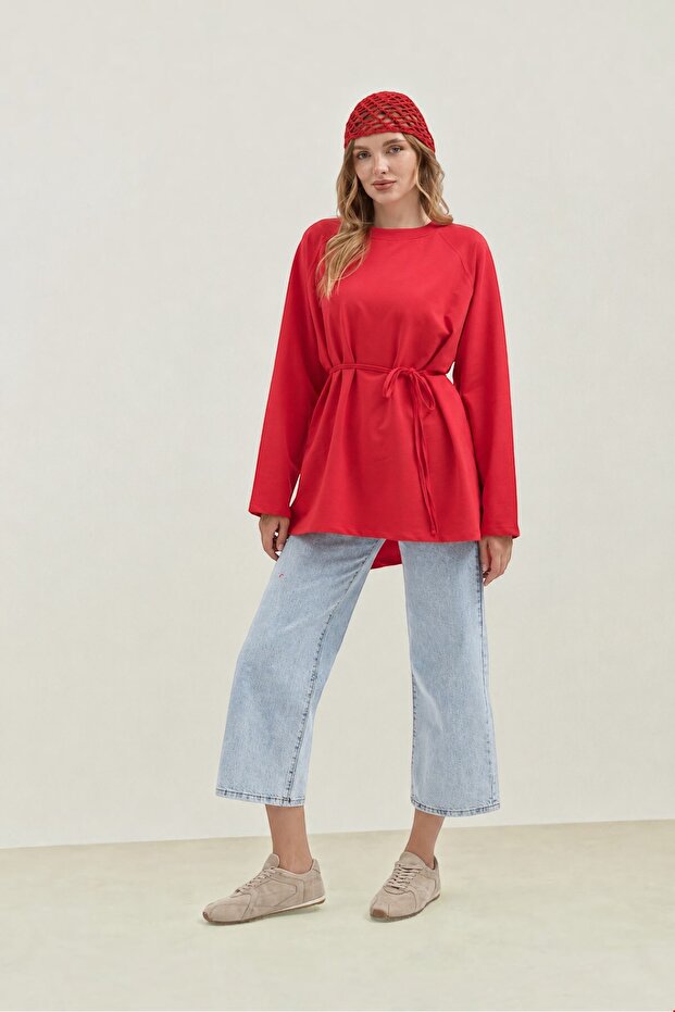 Nilda Slim Sweatshirt Red