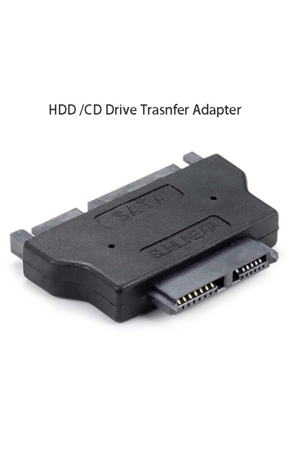 Male to Female Slimline SATA 13Pin Female to SATA 22Pin Male Converter Serial ATA 7+15 to Slim 7+6