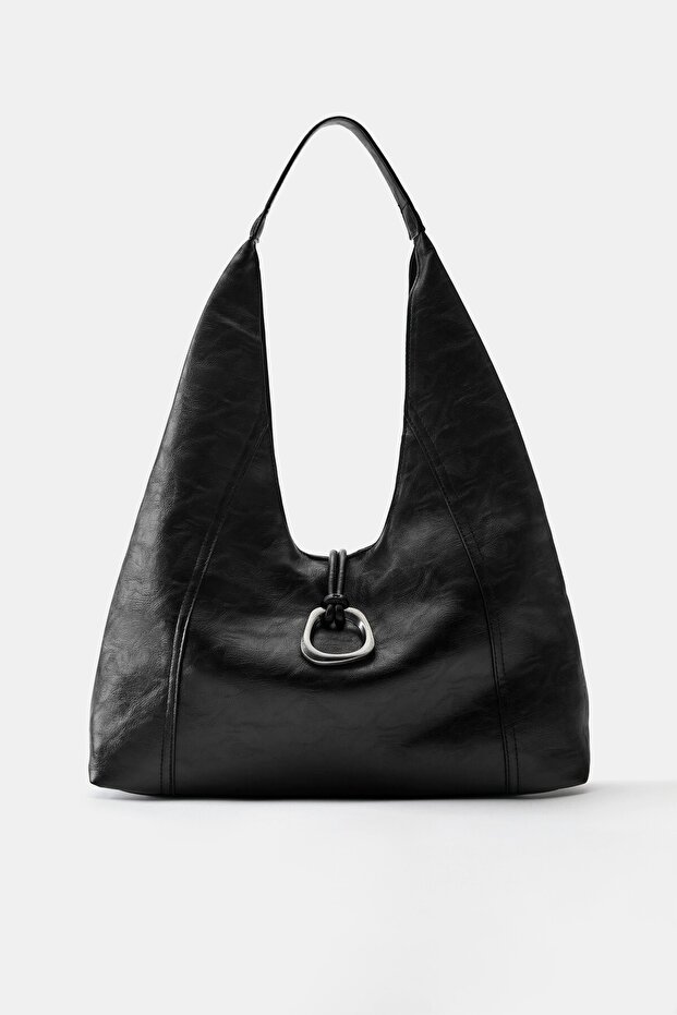 Halkalı shopper çanta