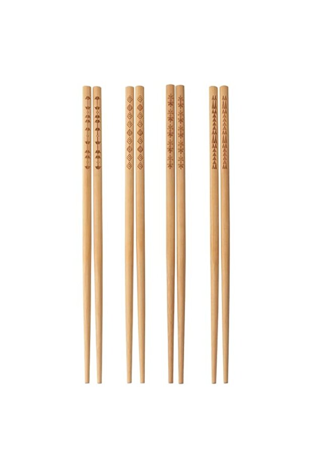 IKEA 903.429.71 Trebent Chopsticks, 4 Pairs, Bamboo